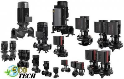 Pompes monocellulaires in line Grundfos  - Distributeur ECO-TECH Tel : 02.35.74.48.98 Mail : info@eco-tech.pro